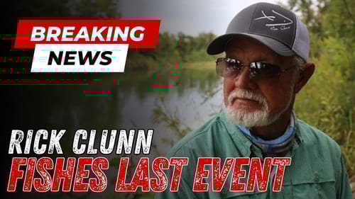 RICK CLUNN Officially Ends His Bassmaster Elite Series Career