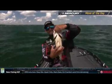 David Mullins making a hard charge on Day 2 at Cayuga