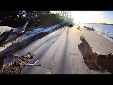 Solo Beach Camping, Eat What You Catch MUD CRAB MISSION - Part 1