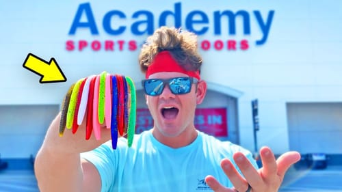 Buying EVERY COLOR Fishing Lure at Academy!