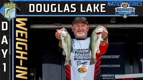 Weigh-in: Day 1 of 2023 B.A.S.S. Nation Regional at Douglas Lake