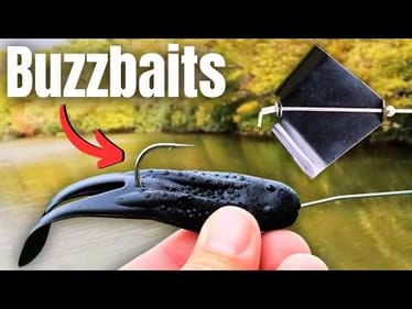 BUZZBAIT Tricks That Catch GIANT Bass In The FALL
