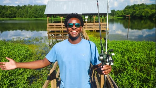 Fishing A TROPHY BASS Pond For A MONSTER BASS (THIS POND IS INSANE)