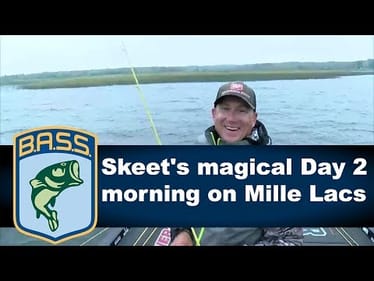 Skeet gets a workout catching smallmouth on Mille Lacs