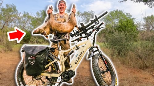 HUNTING PIGS on E BIKE