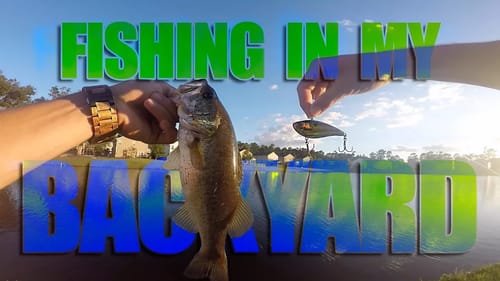 Pond Fishing in my BACKYARD & New Gift To Myself