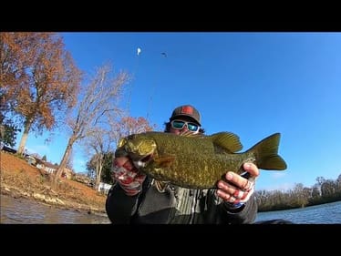 DECIDED TO CHASE SOME RIVER SMALLIES FOR BLACK FRIDAY!!!