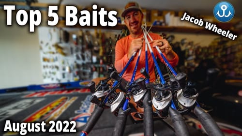 Top Baits of the Month + Setups To Use - Jacob Wheeler (August 2022)