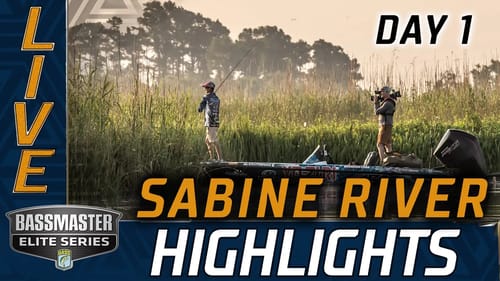 Highlights: Day 1 action at Sabine River (Bassmaster Elite Series)