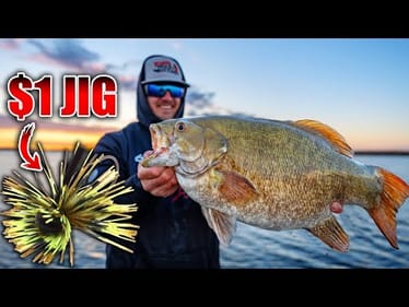 $1 Jig Catches the Fish of a LIFETIME!! (My Biggest EVER)