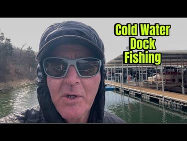 Late Winter Dock Fishing Tricks…(On The Water Vid)