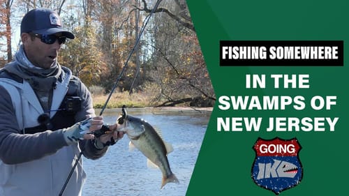 Fishing Somewhere in the Swamps of New Jersey | MONSTER SIGHTING | PART 1 | Going Ike