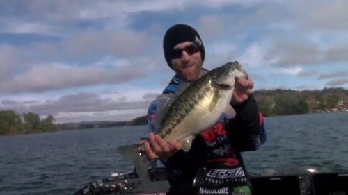 Brandon Card's Giant Spotted Bass at Lanier