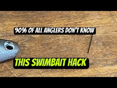 Only 10% Of All Anglers Know This Swimbait Modification