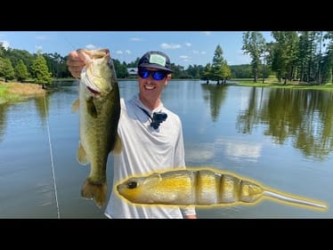Fishing Rat Lure in an Epic Bass Pond