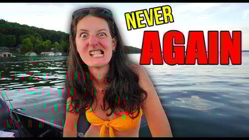 She'll NEVER go Fishing with me AGAIN!!!