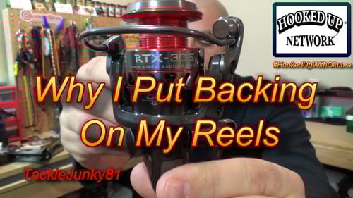 Why I Put Backing on My Reels featuring Okuma's RTX 30 Spinning Reel (TackleJunky81)