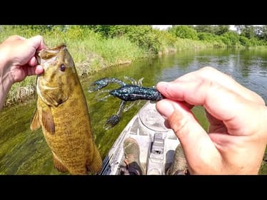 Fishing A Clear River With Big Smallies!