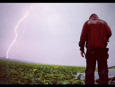 Dodging Lightning to catch Florida Bass