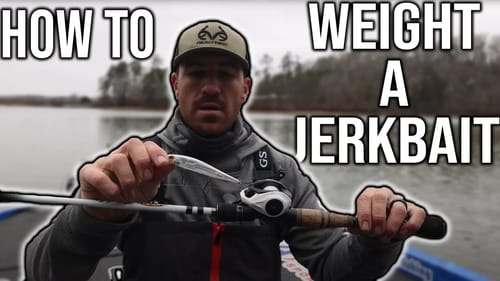How to Weight a Jerkbait for More Depth