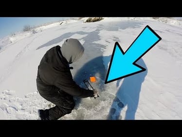 Using SHINERS On Tip-Ups Ice Fishing! (Crazy Day)