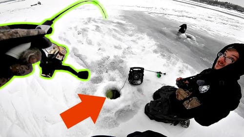 Ice Fishing BRUTALLY Cold Temps PAYS OFF!!! (Magic Spot)
