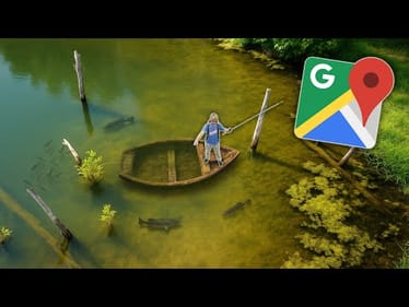 Fishing Untouched Ponds Using GOOGLE MAPS! (Sketchy)