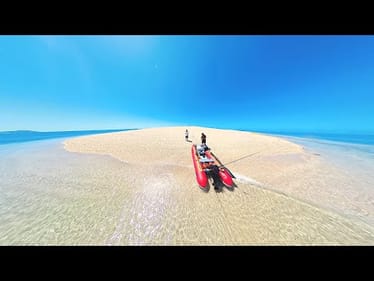Casting My Insta360 X5 On Coral Reefs - REMOTE Island Camping