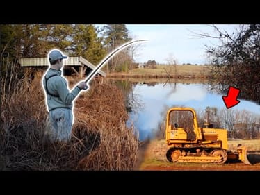 Fishing a SUPER Creepy HIDDEN POND!