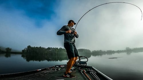 CRUSHING Big Bass on a HYDRILLA Filled LAKE