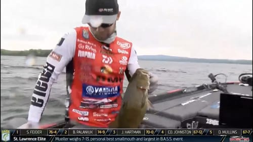 Palaniuk upgrades with smallmouth at Champlain