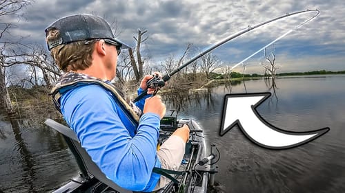 I Fished A FLOODED FOREST In My Kayak!
