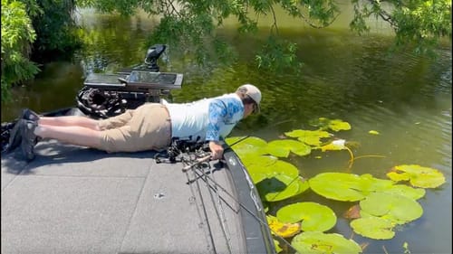 Paul Mueller's wild 7-14 catch on Day 1 at Harris Chain