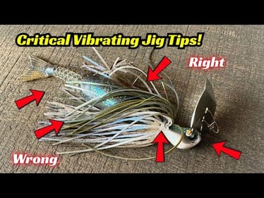 3 Essential Vibrating Jig Tips To Catch More Bass!