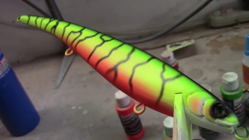 Making a FireTiger JerkBait
