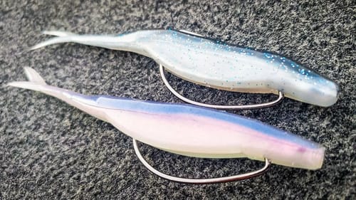 Fluke Fishing Tricks (Double Fluke Rig) - Catch 2 Bass At Once!!