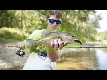 Wading Crystal Clear Creeks for The MEANEST Little Fish