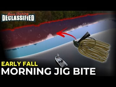 So Many Anglers Miss This Easy Early Fall Jig Bite in the Morning