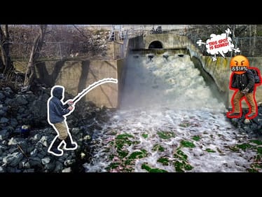 ANGRY Fisherman Said we RUINED The Spillway... Then I Caught the KING of the SPILLWAY!!!