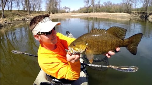 Pre Spawn Smallmouth On The Sheyenne