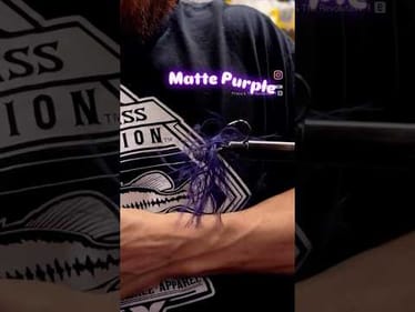 Tying a Matte #Purple #CastingJig #bassunion #bassunionjigs #bassunionguideservice