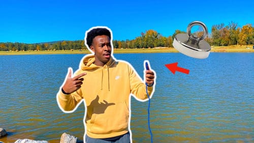 I LOST The MAGNET (FIRST TIME MAGNET FISHING)