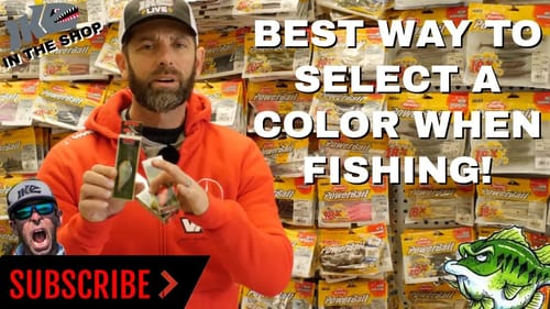 BEST WAY TO SELECT A COLOR WHEN FISHING!