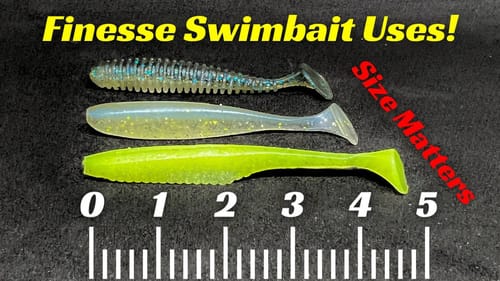 These Finesse Swimbaits Are Amazing! When And Where I Use Them!