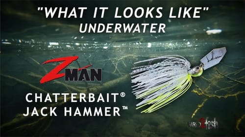 Z-Man / Evergreen Jack Hammer Chatterbait UNDERWATER