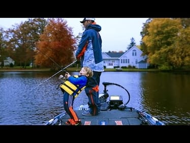 Going Ike!!! Get Kids Fishing - Ike Takes His Son Out for a Day on the Lake! (Ep. #10)