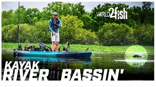 Kayak Bass and Walleye Fishing Rivers | High Water Tactics