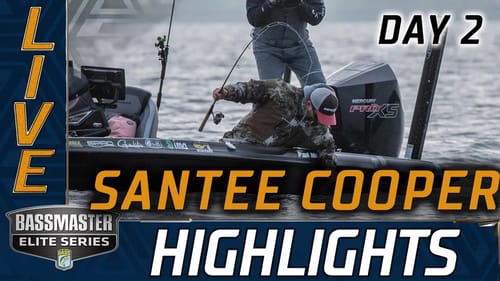 Highlights: Day 2 action at Santee Cooper (Bassmaster Elite Series)