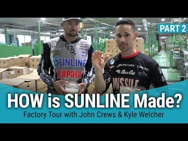 How is SUNLINE Fishing Line MADE? SEE how from John Crews and Kyle Welcher