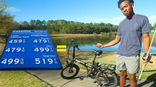 Gas Is Expensive, So I Bought An Electric Bike To Take Me Fishing